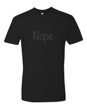 Nope shirt black