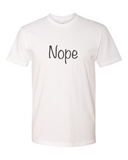 Nope shirt white